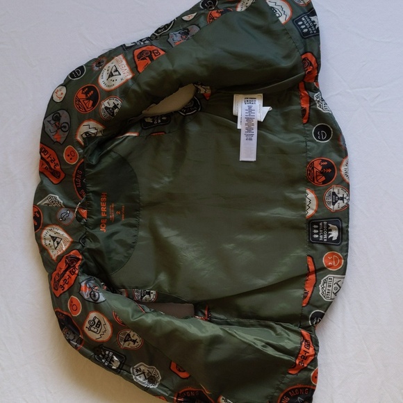joe fresh green snap close puffer vest 2T toddler boys - Picture 8 of 8